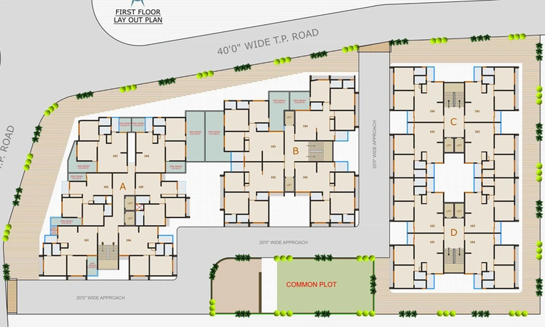 Master Plan of Vrunda Victoria Heaven in Nava Naroda, Ahmedabad - Image 126707