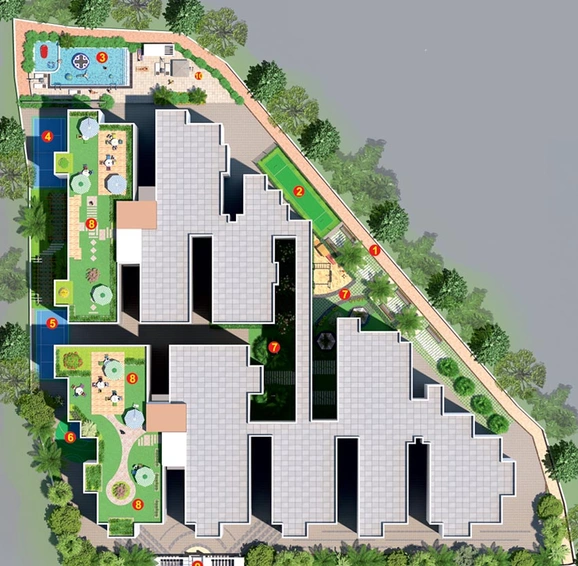Master Plan of Kalyans Skyway 9 in Manchirevula, Hyderabad - Image 224099