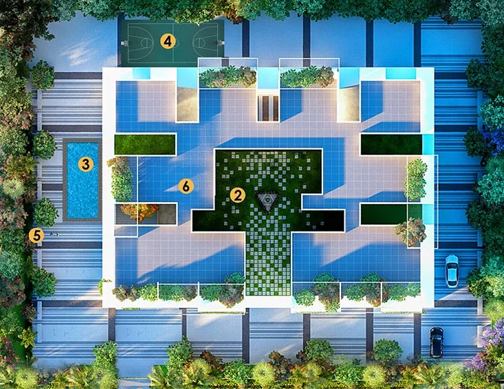 Master Plan of Amanteja Neeladri Basil in Mokila, Hyderabad - Image 224177