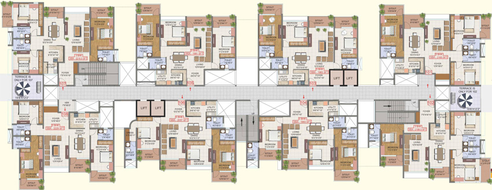 Floor Plan of Lore Pride in Mahadevapura, Bangalore - Image 224184
