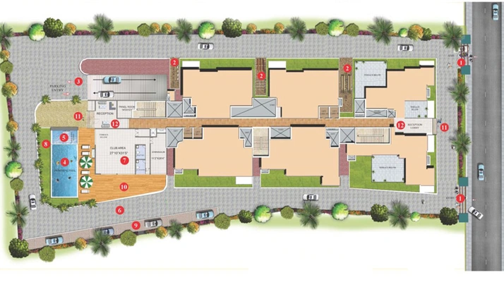 Master Plan of Lore Pride in Mahadevapura, Bangalore - Image 224185