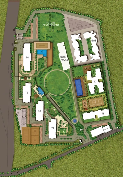 Master Plan of ABIL Castel Royale Excellente in Bhosale Nagar, Pune - Image 119095
