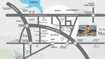 Location of Sri Sai Balajis Mayura Gardens - Image 224248
