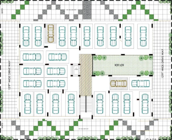 Master Plan of SRRR Bitras Green in Manchirevula, Hyderabad - Image 224270