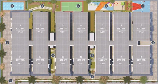 Master Plan of SVNR The Breeze in Manchirevula, Hyderabad - Image 224298