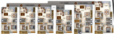 Floor Plan of Lorvin 3 in Mahadevapura, Bangalore - Image 224305