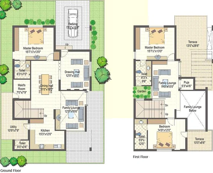 3 BHK House/Villa in Vision Meadows Spandana in Maheshwaram, Hyderabad - Image 833547