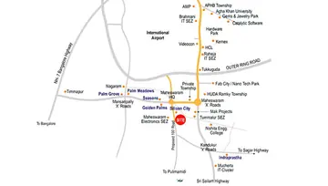 Location of Vision Meadows Spandana - Image 224369