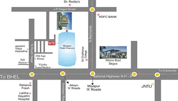 Location of Saudhaa Lotus Avenues - Image 224395