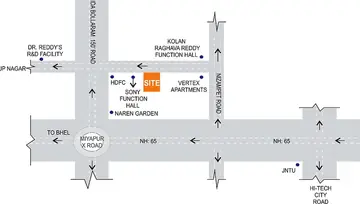 Location of Sri Vathsa Sky Heaven - Image 224407