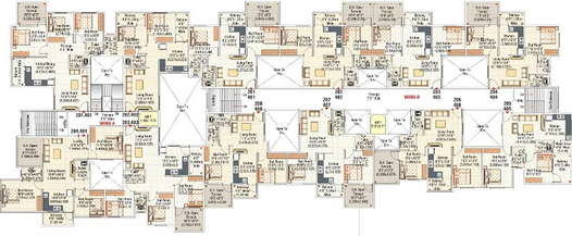 Floor Plan of Shree Laxmi Milestone in Dighori, Nagpur - Image 224503
