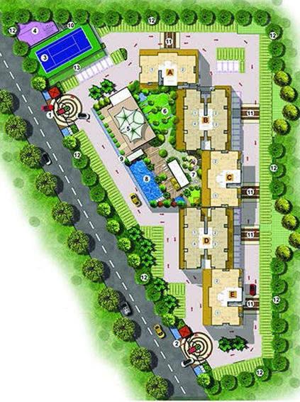 Master Plan of Unicca Emporis in Varthur, Bangalore - Image 224521