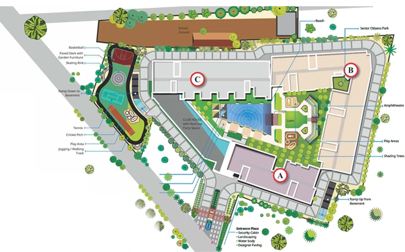 Master Plan of Grand Grandeur Park in Varthur, Bangalore - Image 224549