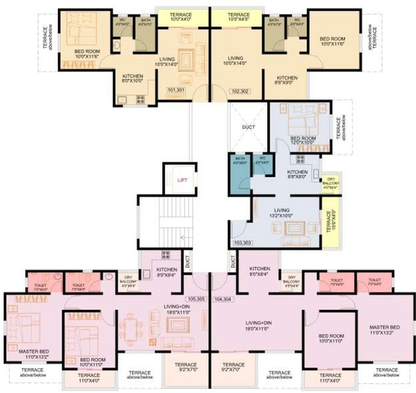 Floor Plan of Achalare Shreephal in Baner, Pune - Image 224678