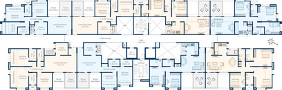 Floor Plan of Samruddhi Lake Tower in Wagholi, Pune - Image 119118