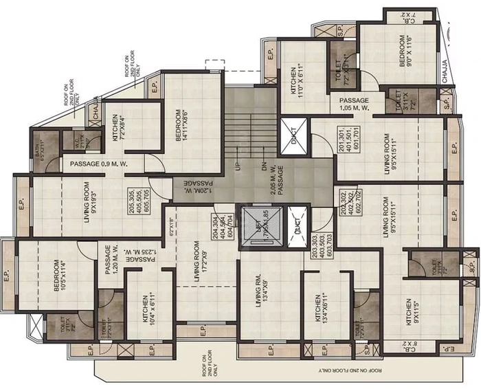 Floor Plan of Shree Saket in Thane West, Thane - Image 224919