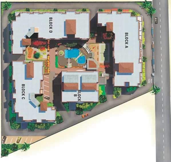 Master Plan of Akar Heights in Sancoale, Goa - Image 225039