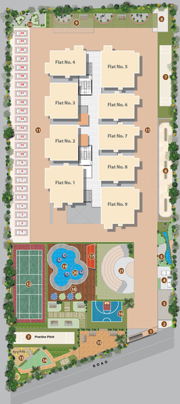 Master Plan of HiLife Magnifique in Varthur, Bangalore - Image 225088