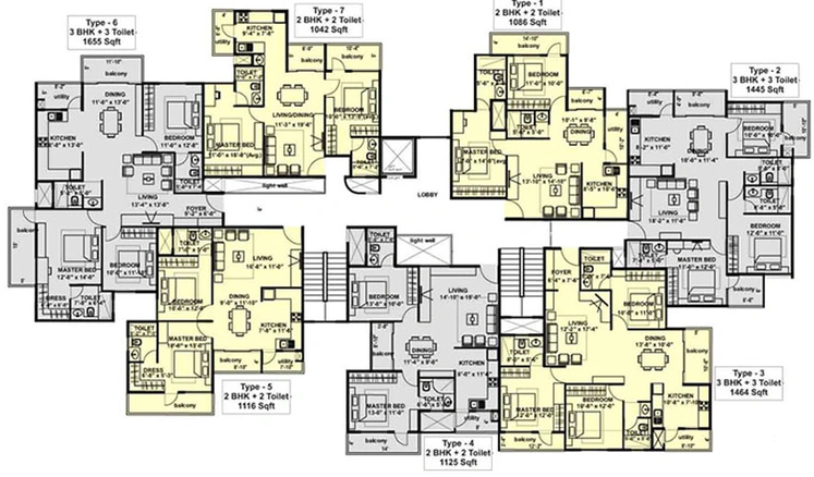 Floor Plan of ND Laurel in Varthur, Bangalore - Image 225104