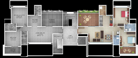 Floor Plan of 10 Orchid in Balewadi, Pune - Image 225147