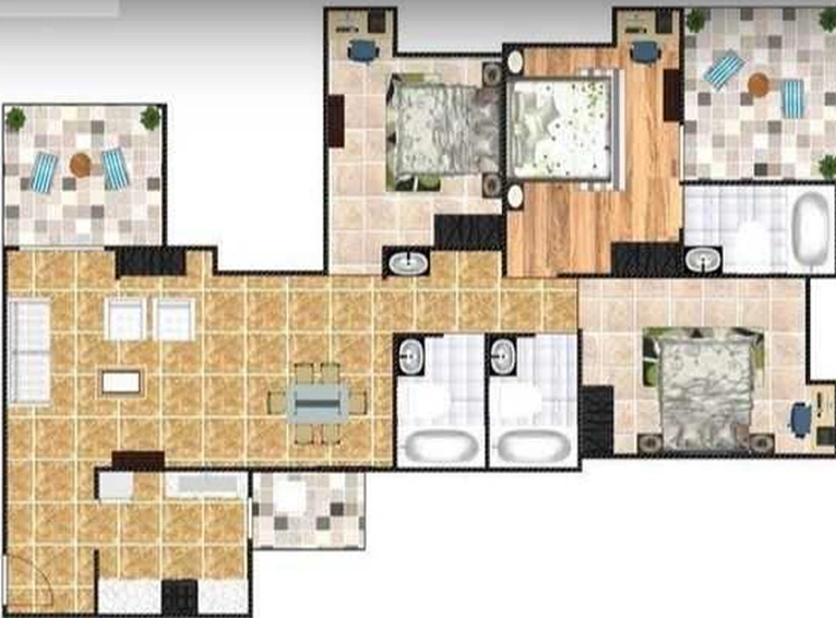 3 BHK Flat in Goldfinger Avenir in Wakad, Pune - Image 833816