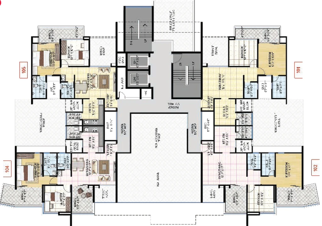 Floor Plan of Truspace Prima Domus in Balewadi, Pune - Image 225221