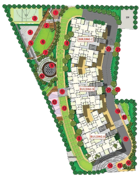 Master Plan of Truspace Prima Domus in Balewadi, Pune - Image 225222
