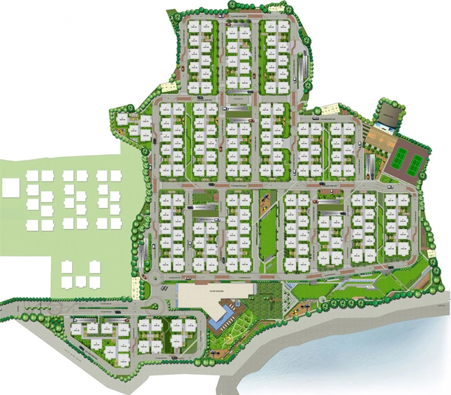 Master Plan of Aparna Cyber Zon in Nallagandla, Hyderabad - Image 119297