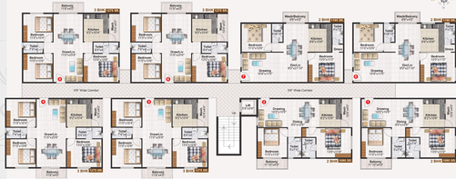 Floor Plan of Srivari Abhilasha in Varthur, Bangalore - Image 225315