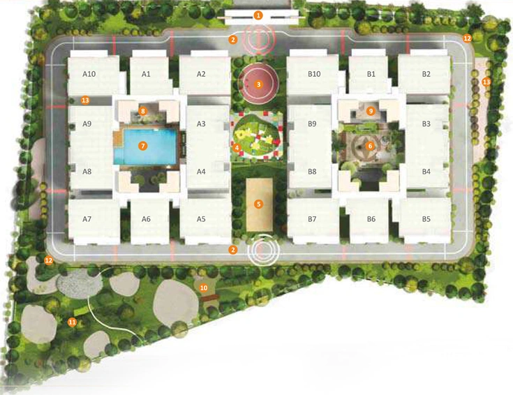 Master Plan of SSVR Tridax in Varthur, Bangalore - Image 225324
