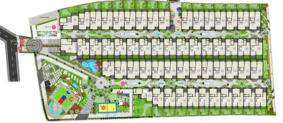Master Plan of Vishwam Inside Out in Varthur, Bangalore - Image 225329