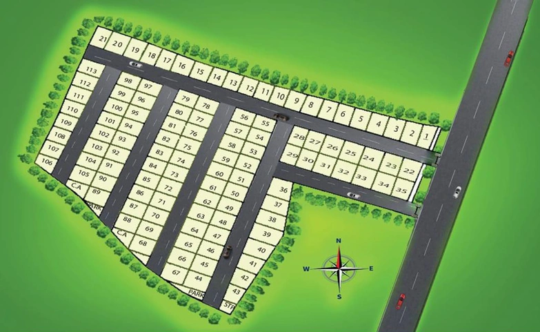 Master Plan of Annciya Natures in Varthur, Bangalore - Image 225358