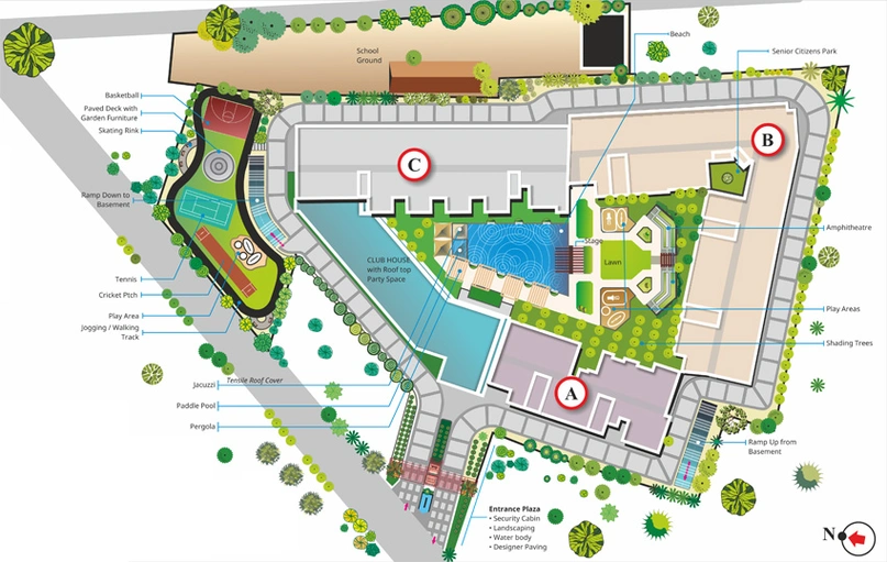 Master Plan of CMRS Mulberry Mist in Varthur, Bangalore - Image 225376