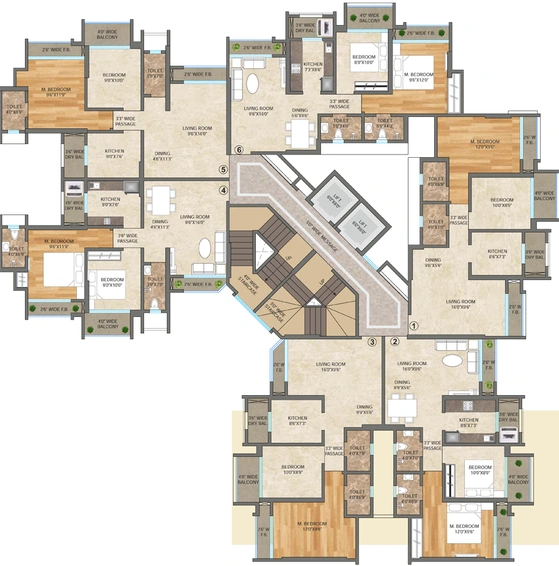 Master Plan of DVNM Shree Shashwat Tower 15 in Mira Road East, Thane - Image 225919