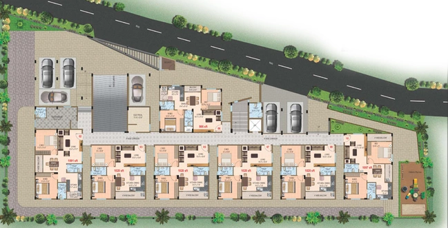 Master Plan of Hita Lirio in Varthur, Bangalore - Image 225410