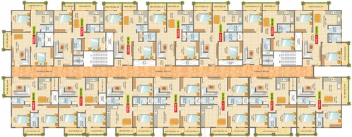 Floor Plan of Hita Malibu BCM Jasmine in Varthur, Bangalore - Image 225426