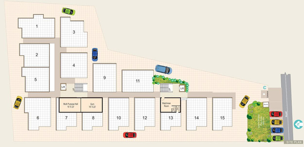 Master Plan of Hita Malibu Rosita in Varthur, Bangalore - Image 225450