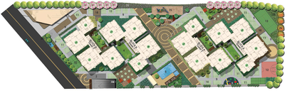 Master Plan of NCC Urban Gardenia in Hitech City, Hyderabad - Image 119253