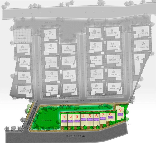 Master Plan of Koncept Casa Estebana in Kompally, Hyderabad - Image 233475