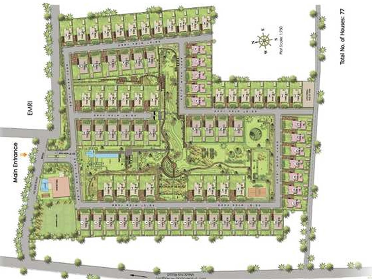 Master Plan of Koncept Anthem Vistas in Kompally, Hyderabad - Image 226347