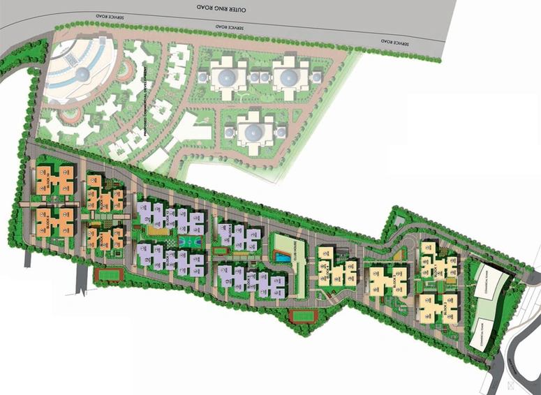 Master Plan of NCC Urban One in Narsingi, Hyderabad - Image 120162