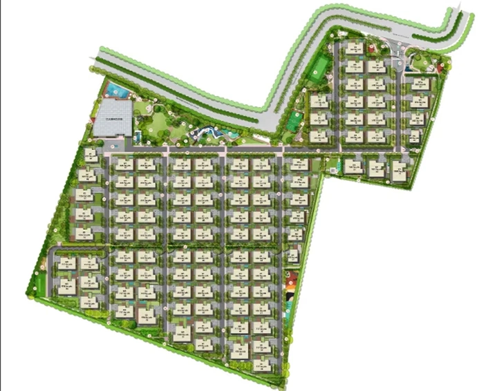 Master Plan of Aparna Amber Villas in Gopanpally, Hyderabad - Image 226255