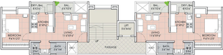 Floor Plan of Dream Sai Ankoor in Balewadi, Pune - Image 119240