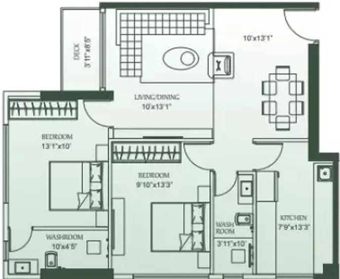2 BHK Flat in Sambhav Eden in Vile Parle East, Mumbai - Image 851546