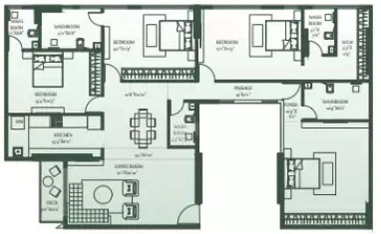 4 BHK Flat in Sambhav Eden in Vile Parle East, Mumbai - Image 851553