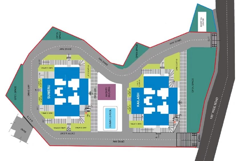 Master Plan of Saket Sriyam in Secunderabad, Hyderabad - Image 234104