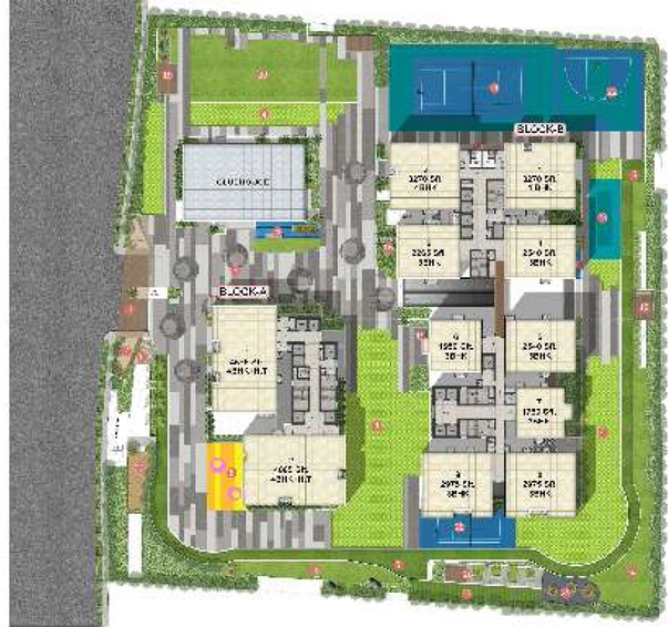 Master Plan of Hallmark Altus in Serilingampally, Hyderabad - Image 235055