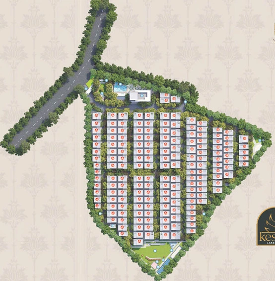 Master Plan of Sree Kesari Lakeside in Gundlapochampalli, Hyderabad - Image 227028