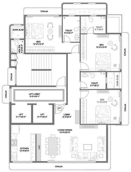 3 BHK Flat in Trishabh Signet in Chembur East, Mumbai - Image 851584