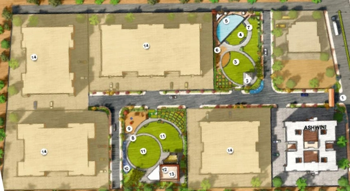 Master Plan of Rachana Nakshatra Ashwini in Friends Colony, Nagpur - Image 227489